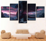 peinture de dragon sur toile