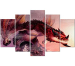 peinture murale dragon