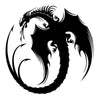 Sticker Mural Dragon