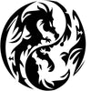 Sticker Voiture Yin Yang