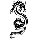 Stickers Dragon Chinois Muraux