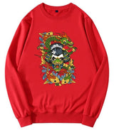 Sweat dragon carpe koï imprime