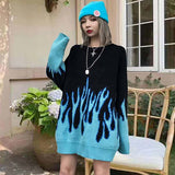 Sweat Dragon Flamme Tricot