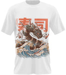 t-shirt avec dragon