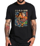 T-Shirt Carpe Et Chat Japonais