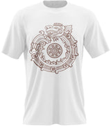 T-shirt dragon aztèque