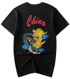T-Shirt Dragon Chinois Tigre
