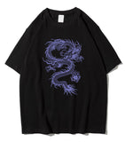 T Shirt Dragon Chinois Violet