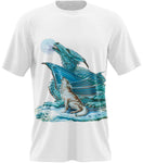 t-shirt dragon de glace