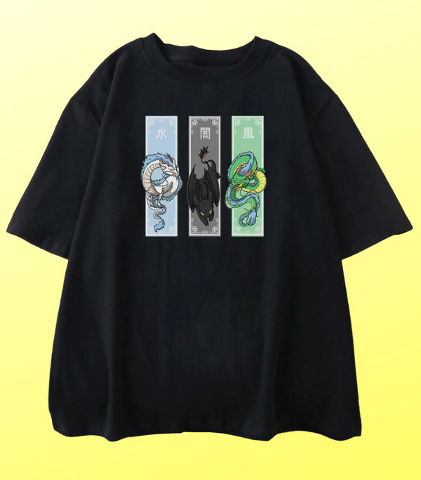 T-Shirt Dragon Dessin Animé