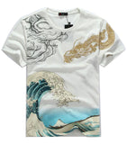 T-Shirt Dragon Doré