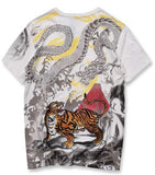T-Shirt Dragon Et Tigre