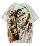 T-Shirt Dragon Femme Samouraï