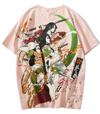 T-Shirt Dragon Femme Samouraï