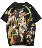 T-Shirt Dragon Femme Samouraï