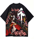 T-Shirt Dragon Fleurs De Cerisier