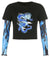 T-Shirt Dragon Manche Longue Femme