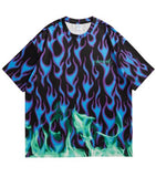 T-Shirt Flamme Bleue