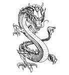Tatouage éphémère dragon chinois