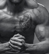 Tatouage éphémère dragon gothique