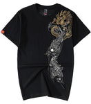 Tee Shirt Dragon Carpe Koi