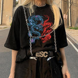 Tee Shirt Dragon Femme